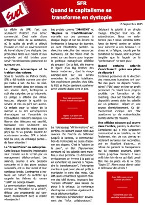 SFR - Quand le capitalisme se transforme en dystopie