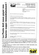 La Poste doit nous payer nos heures supps immédiatement !