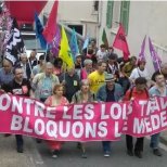 Sur la manifestation devant l'université du MEDEF