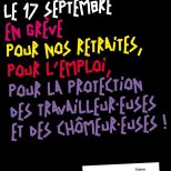 17 septembre : en grève, pour que ça change !