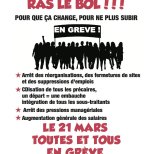 Grève le 21 mars à La Poste