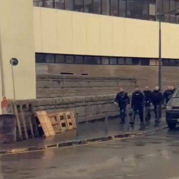 Intervention de la Police contre les facteurs grévistes