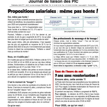 Propositions salariales : même pas honte !