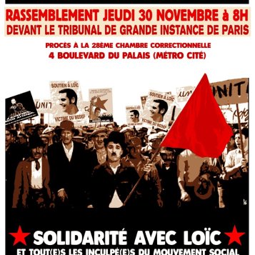 30 novembre, procès contre le Medef,