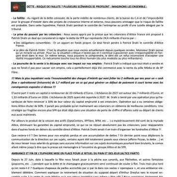 Le Club des Menteurs IMAGINE masquer un démantèlement qui va mener SFR au crash, Merci qui ? 