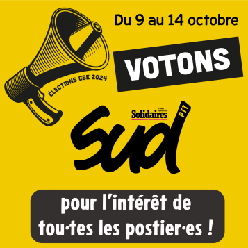 Du 9 au 14 octobre, on vote SUD ! 